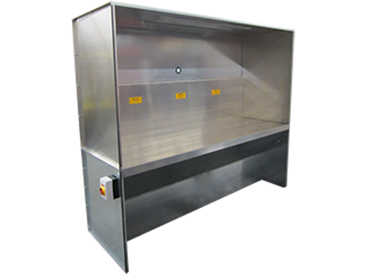 dry downdraft booth