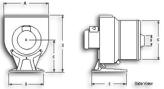 centrifugal mist collector technical diagram
